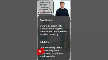 What is the Difference Between Qualification and Validation? | What is GMP Shorts