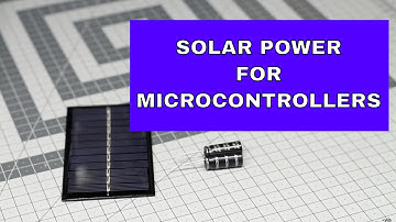 Powering (for example) Arduino with solar panel