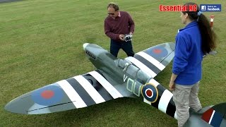 GIANT 1:3 SCALE RC SPITFIRE: LMA Cosford Show 2016