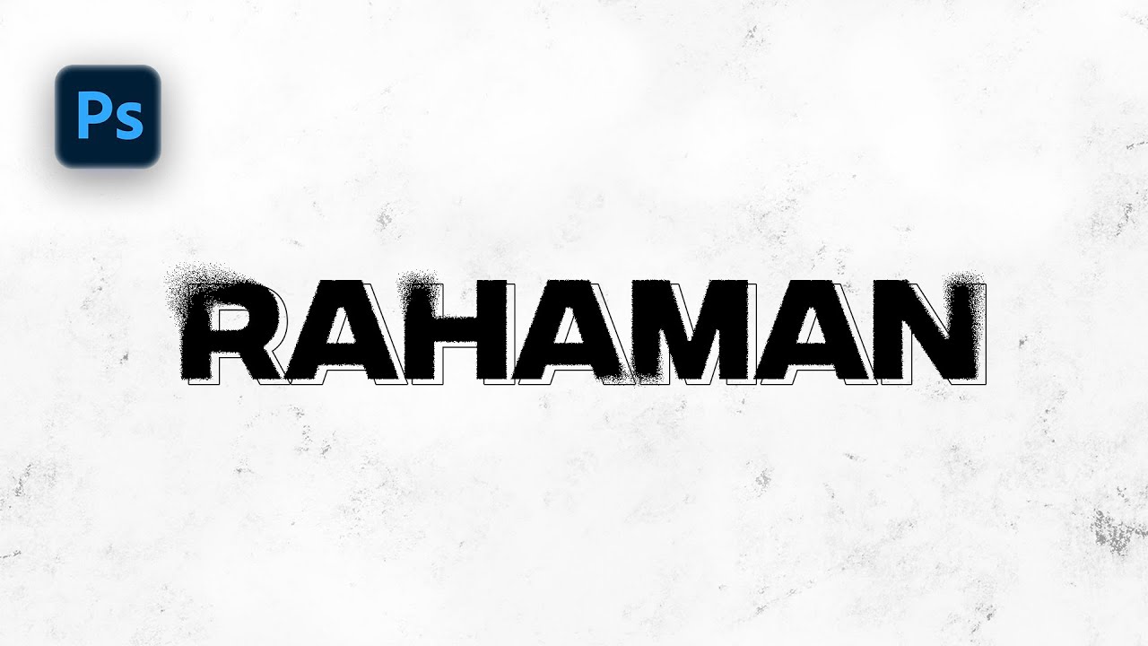 How To Create a Sketch Textured Typography Design With Photoshop | artiphiK