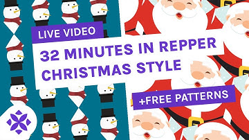 Creating beautiful Christmas patterns in Repper (+ FREE downloads)