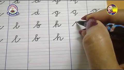 Cursive Writing Tutorial 01|By Roseline David