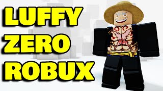 COMO FAZER A SKIN DO LUFFY GEAR 5 GRÁTIS NO ROBLOX - ROBLOX ITENS GRATIS 