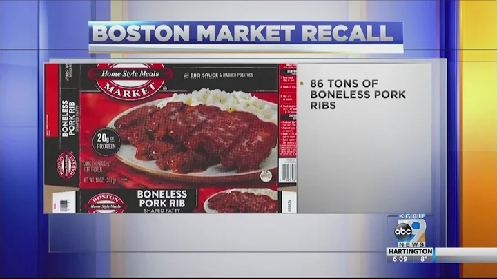 Glass, hard plastic contamination causes recall of frozen pork rib product