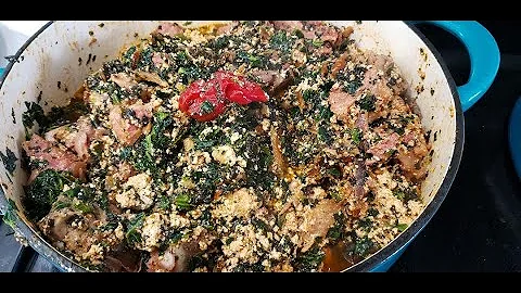 Best Bitterleaf Soup with Egusi- Cameroon/Nigerian recipe