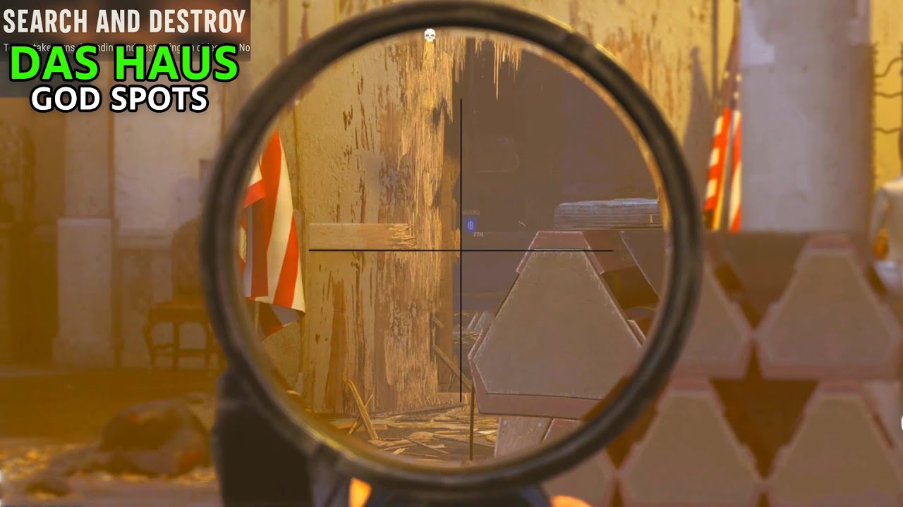 SnD GOD SPOTS ON "DAS HAUS" (Vanguard Best Search and Destroy Plant Spots)