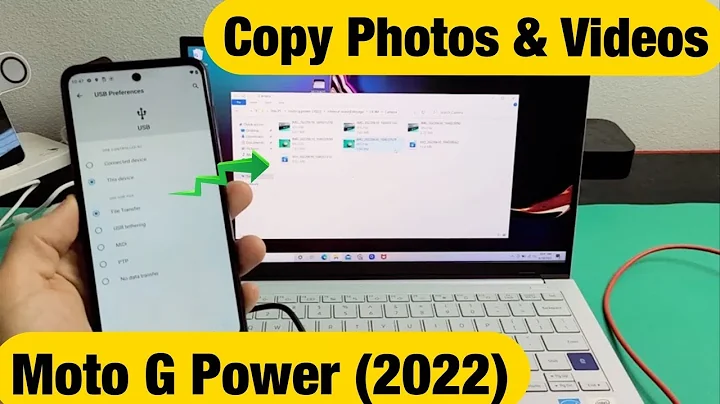Moto G Power (2022): How to Transfer Photos & Videos to Windows Computer, PC, Laptop w/ Cable