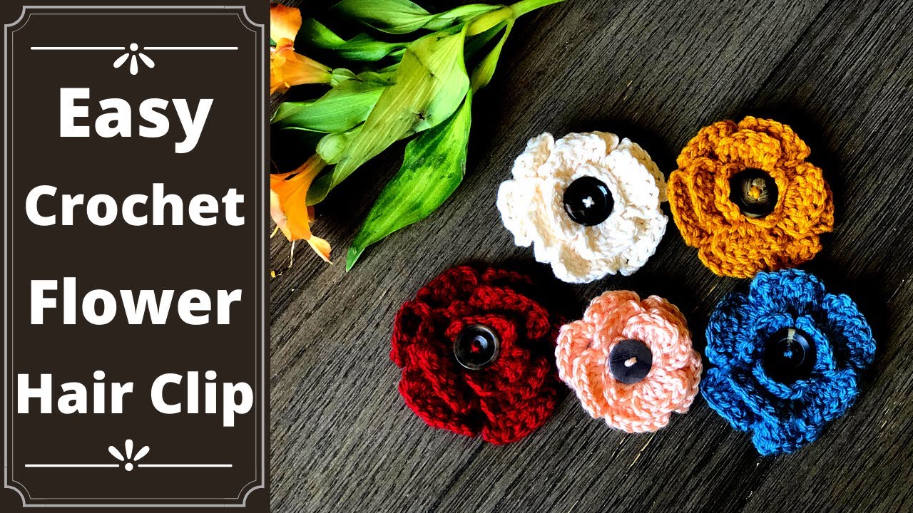 How to Crochet Easy Hair Accessories, Perfect Beginners' First