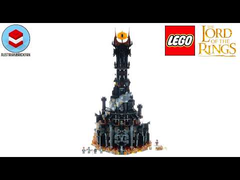 LEGO Icons 10333 The Lord of the Rings: Barad-dûr Speed Build Review