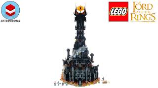 LEGO Icons 10333 The Lord of the Rings: Barad-dûr Speed Build Review