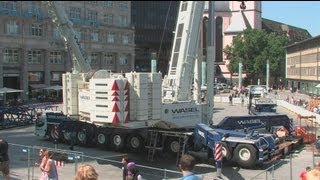 Kölner Dom - Demontage des 2. Hängegerüst - Cologne Cathedral Scaffolding - Part 1 crane montage screenshot 5