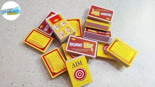 Best Out Of Waste Matchboxes Craft Idea From Matchboxes Anita Arts