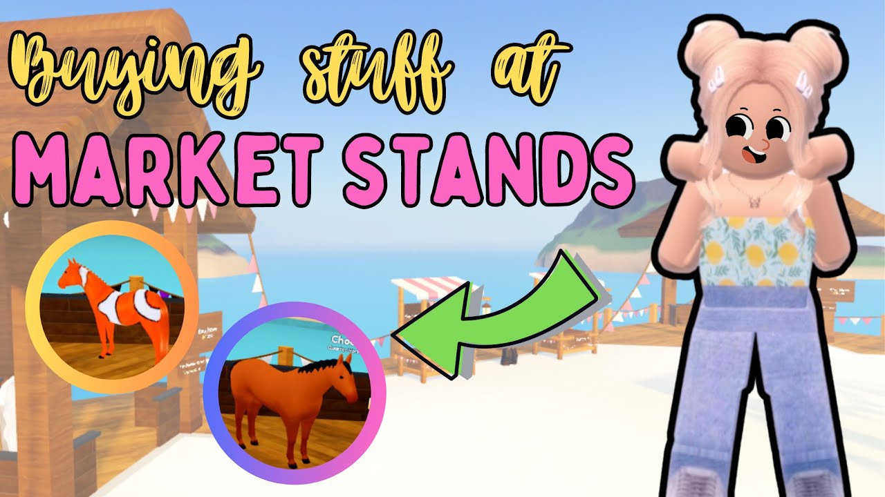Checking Out *MARKET STANDS* + Buying Stuff! - Ep. 3 | Wild Horse Islands