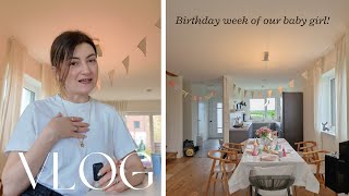 VLOG: Birthday week of our baby girl | Things that keep me up at night | about motherhood