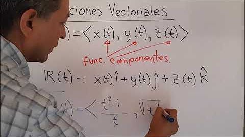 Función Vectorial, Teoría Básica y Ejemplo de Dominio de una función vectorial.