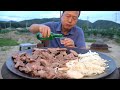 맛있게 숙성된 한우 갈비살에 소주 한 잔 ~ (Aged Korean Beef Ribs with Soju) 요리&먹방!! - Mukbang eating show