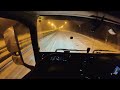 Циклон  идет на Москву и нам туда. Ситуация на трассе М5 .VOLVO FH 540 POV SNOW DRIVING .Road RUSSIA