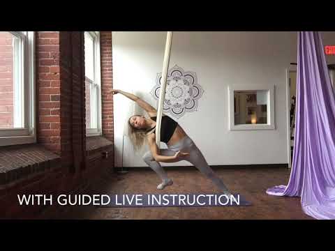 Live Aerial Yoga Classes | Aerial Yoga Girl