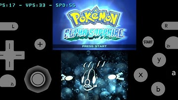 Pokemon alpha sapphire - citra 3DS emulator on android - S10+ exynos 9820