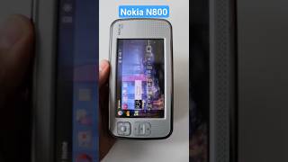 Nokia N800 WiFi Tablet from 2007 with Linux kernel 2.6 #nokia #maemo #shorts