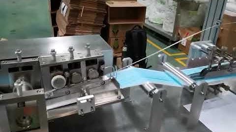 High Performance Servo Motor Automatic Mask Making Machine Fully automatic,high speed 80-100pcs/min