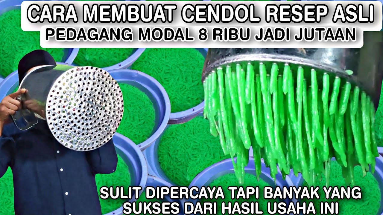 NGGAK NYANGKA USAHA MODAL 8 RIBU || UNTUNG JUTAAN PERHARI Di AJARIN CARA BUAT CENDOL ENAK Tahun 2023