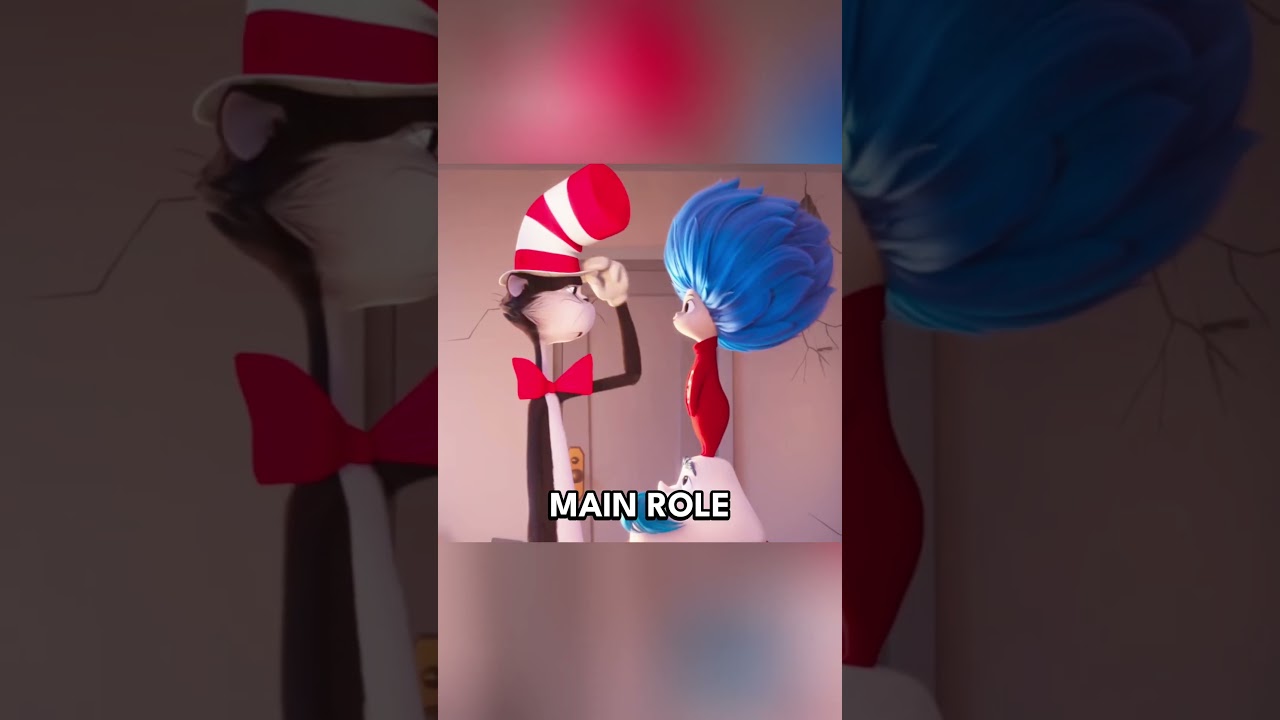 This Is How Every Cat In The Hat Movie Looks Like Behind The Scenes! ‼️😱 #shorts