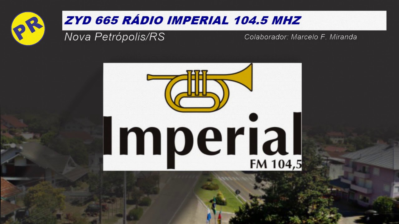 Prefixo r dio imperial fm 104 5 mhz nova petr polis rs youtube