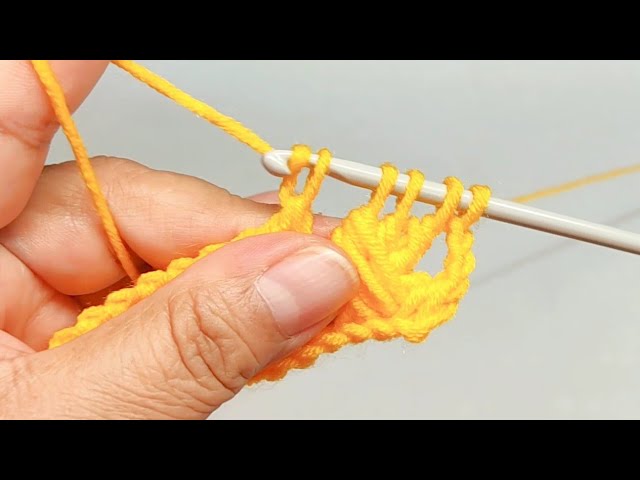 Aprendemos Uno de Mis Puntos PREFERIDOS el Punto Tunecino Cordón de Crochet  Tunecino 