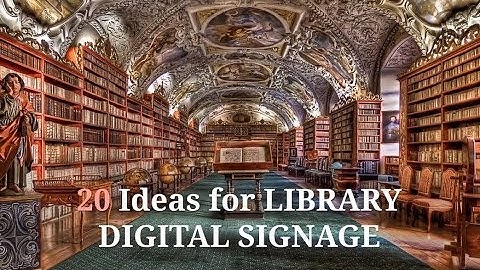 20 Digital Signage Ideas for Libraries
