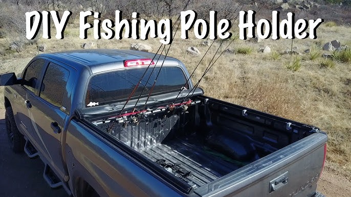 D.I.Y how to make fishing rod rack 