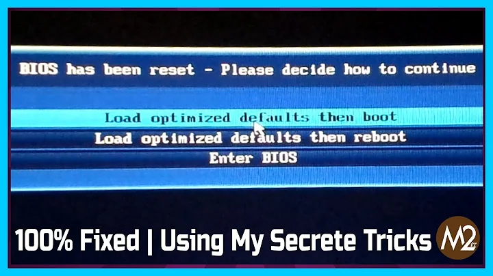 How To Solve UEFI bios Has Been Reset Problem using My Secrete Tips 😀 |  Bios Has Been Reset | UEFI