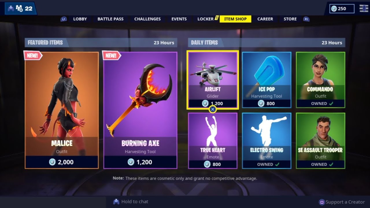 Daily FORTNITE ITEM SHOP March 21, 2019
