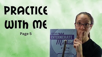 Rubank INTERMEDIATE Method Flute | Pages 5 | Flute Practice With Me