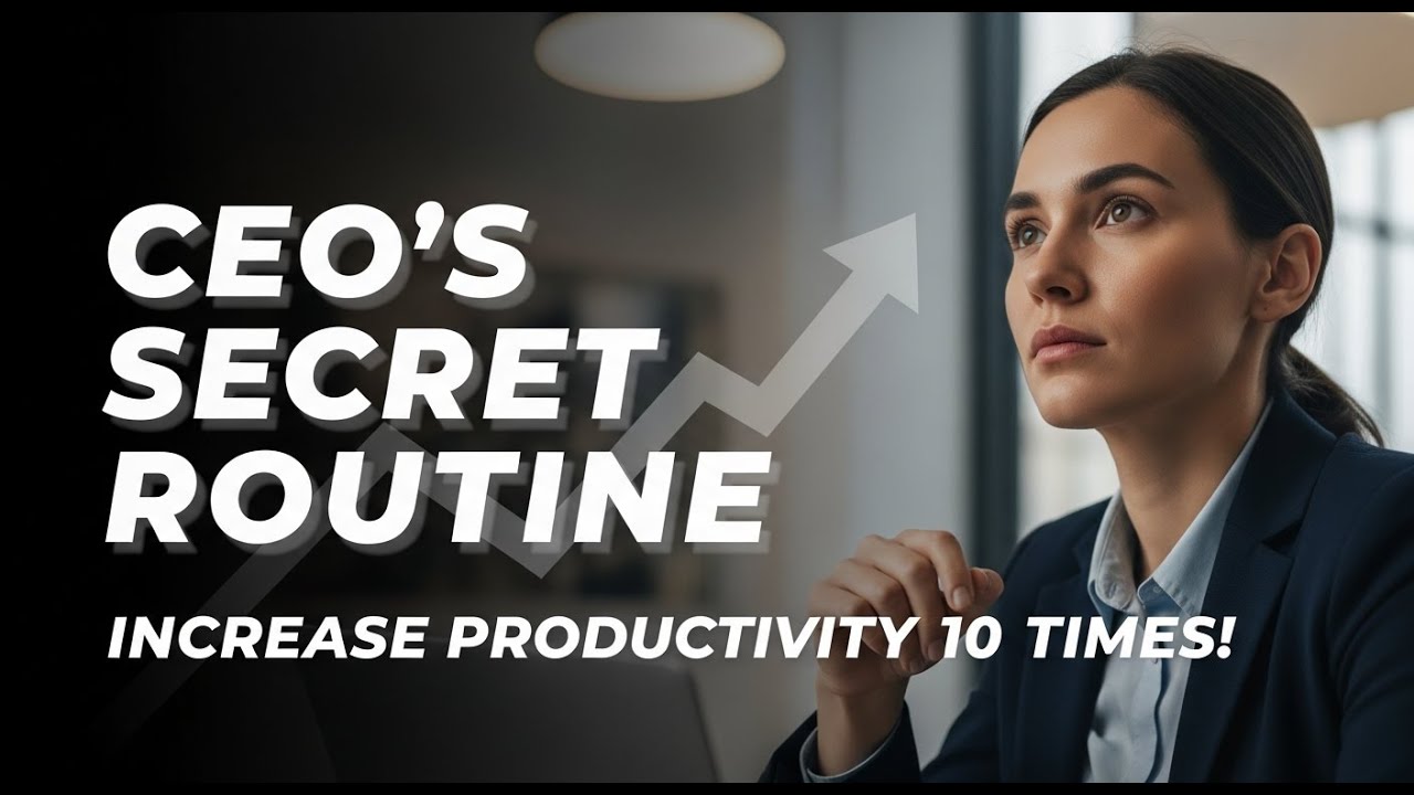 Ceo Daily Routine Biotech মাত্র ২৩ বছর বয়সী CEO-র Productivity Routine - YouTube