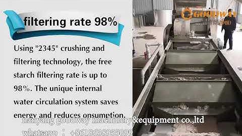 cassava starch extraction machine cassava rasper cassava starch seperator