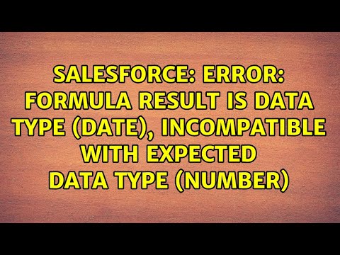 Error: Formula result