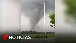 Mal tiempo en Indiana, mientras el calor se ensaña con Texas | Noticias Telemundo