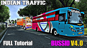 How to add INDIAN TRAFFIC MOD V4 in bus simulator Indonesia | BUSSID V4.0.3 | ETS2 LIKE TRAFFIC