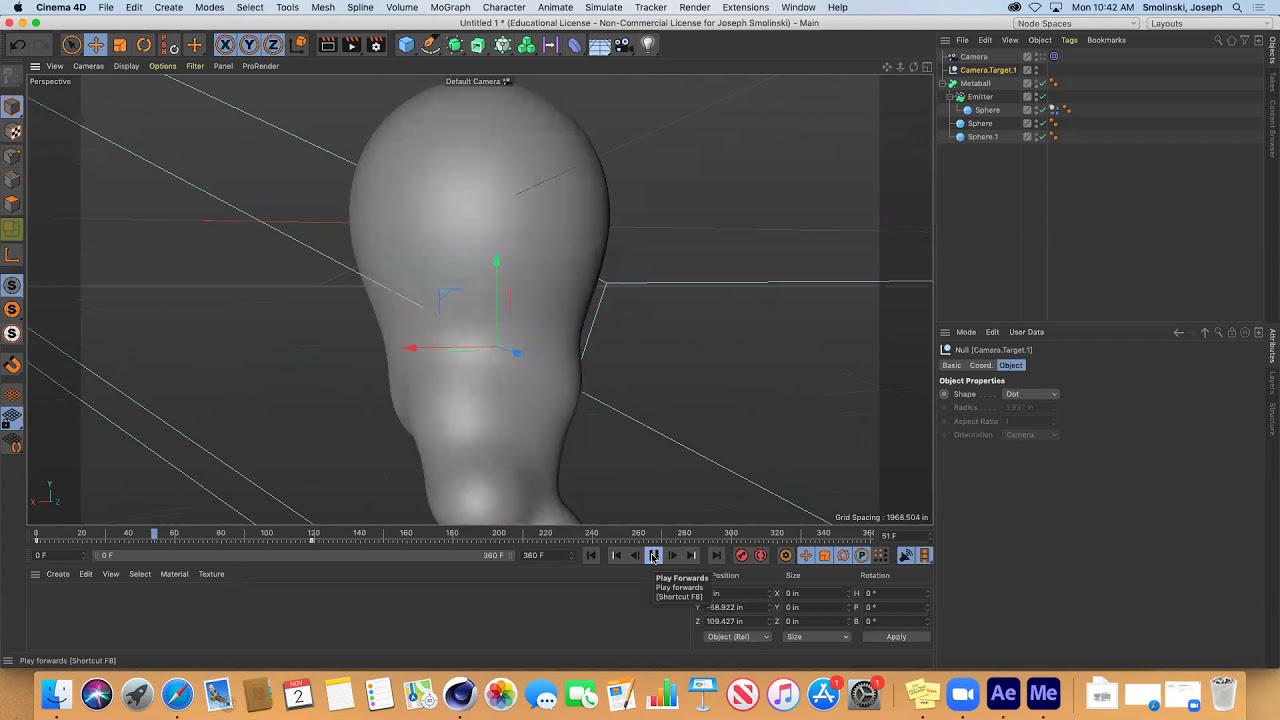 Animate a Target Camera in Cinema 4D - YouTube