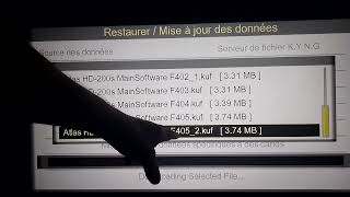 MISE A JOUR DE L ATLAS 200 HD