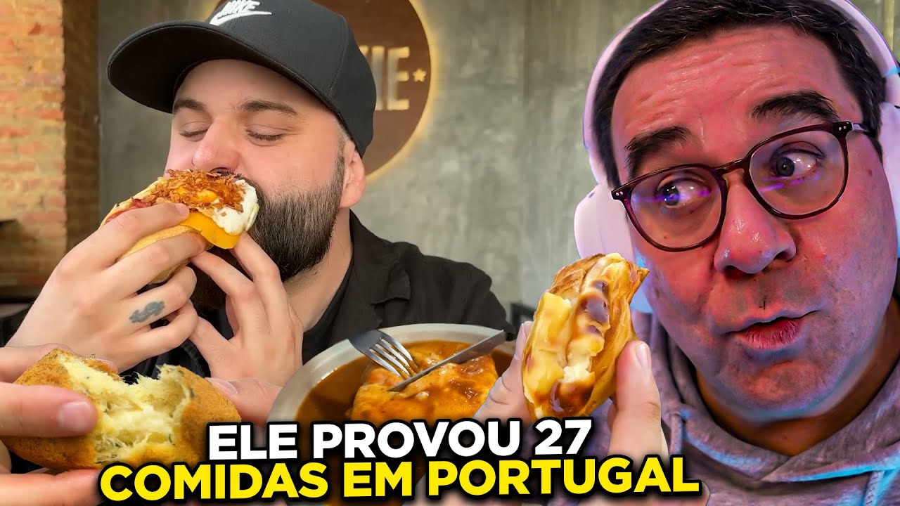 VEIO DO BRASIL PROVAR 27 COMIDAS DE PORTUGAL | RIC REAGE