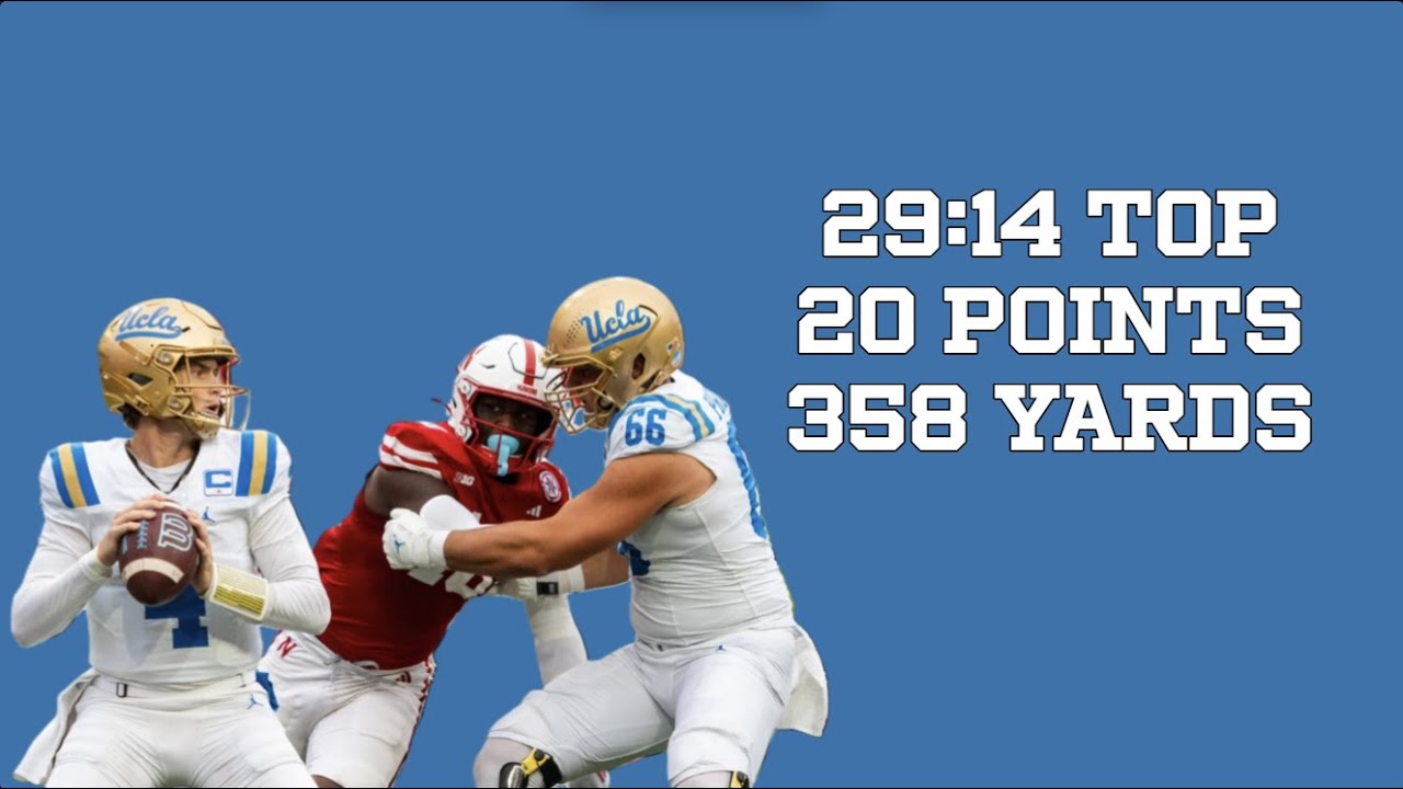 UCLA Offense vs Nebraska Defense - CFB Cutups Week 10 2024