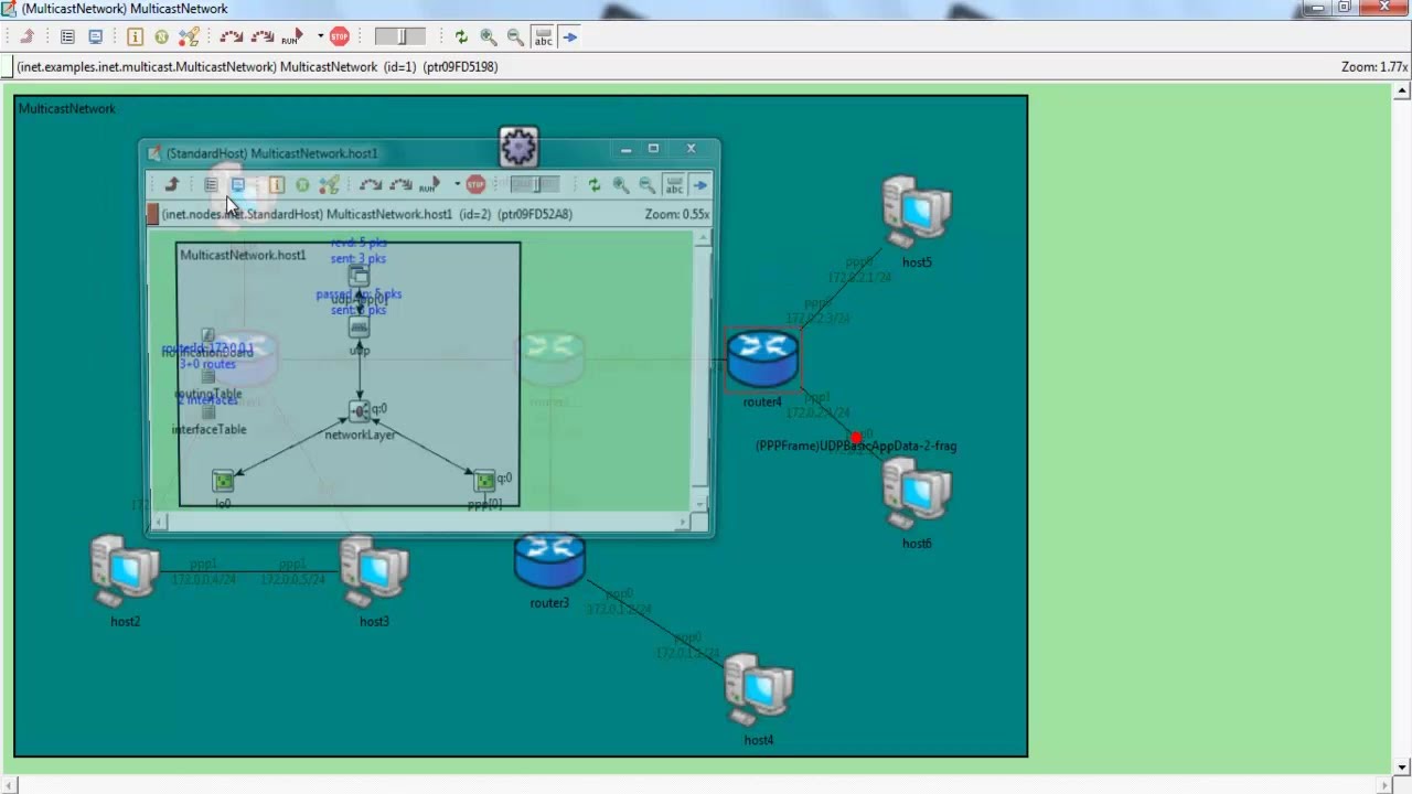 Multicast Routing Protocol using Omnet++ | omnet++ projects - YouTube