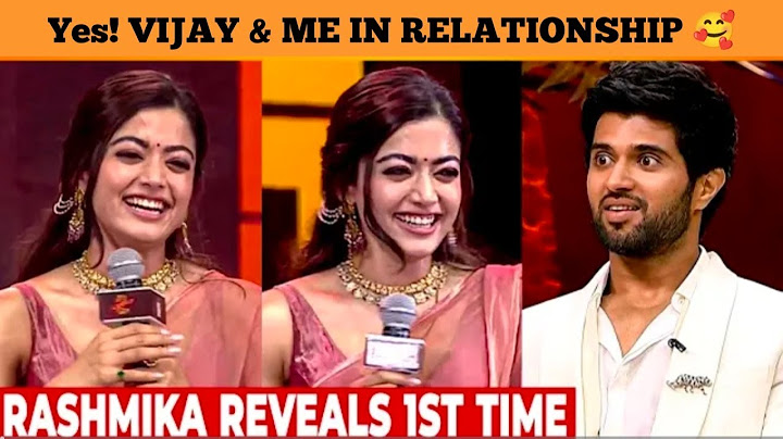 Yes!! I am In Relationship With Vijay Devarakonda | Rashmika Confirms Her Relationship With Vijay