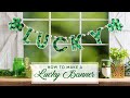 How to Make a Lucky Banner | a Shabby Fabrics Tutorial