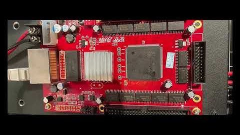 XM player DBstar P16 LED FLOOR. Making the rsps config file.