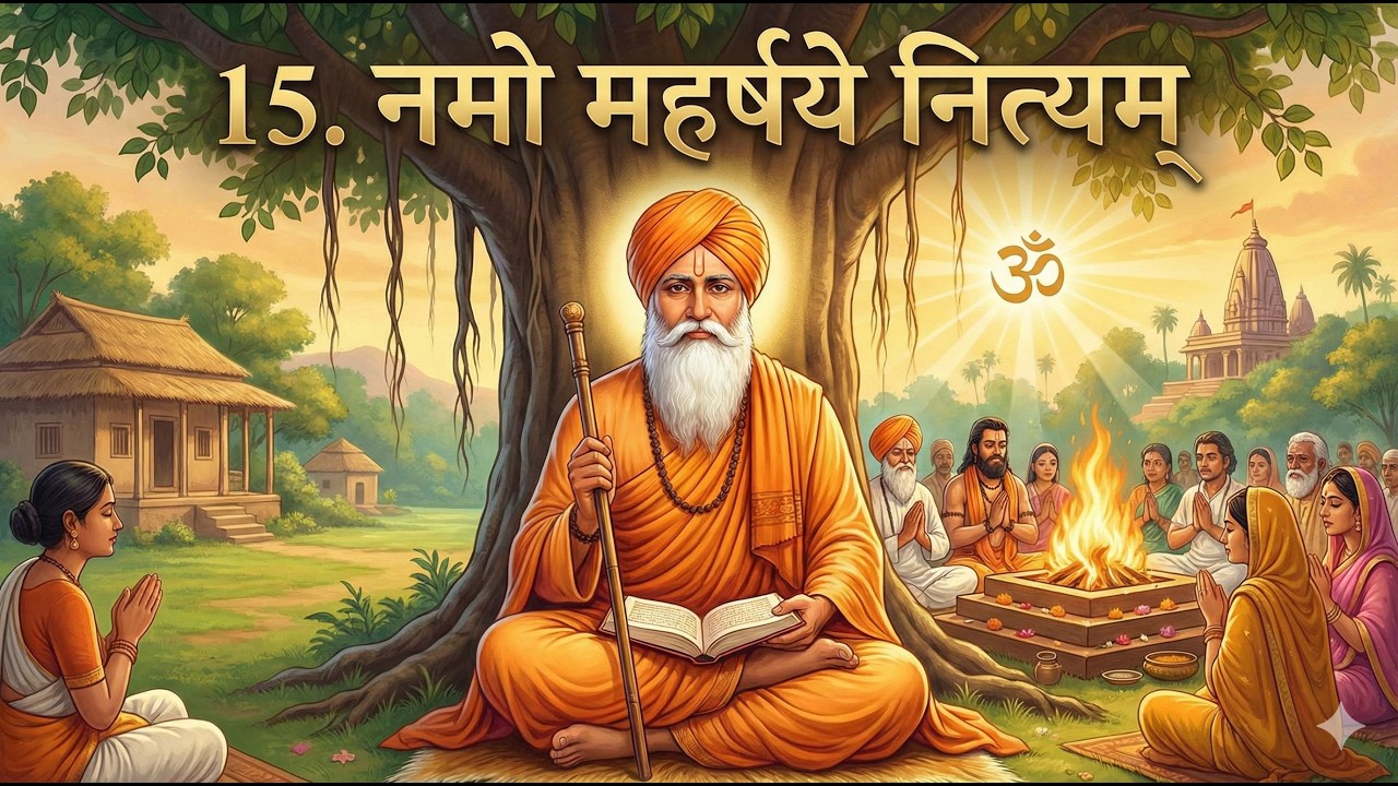 Standard 12 – Sanskrit – Chapter 15 – नमो महर्षये नित्यम् (Gujarati Medium) GSEB