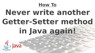 Never write another Getter-Setter method in Java again!