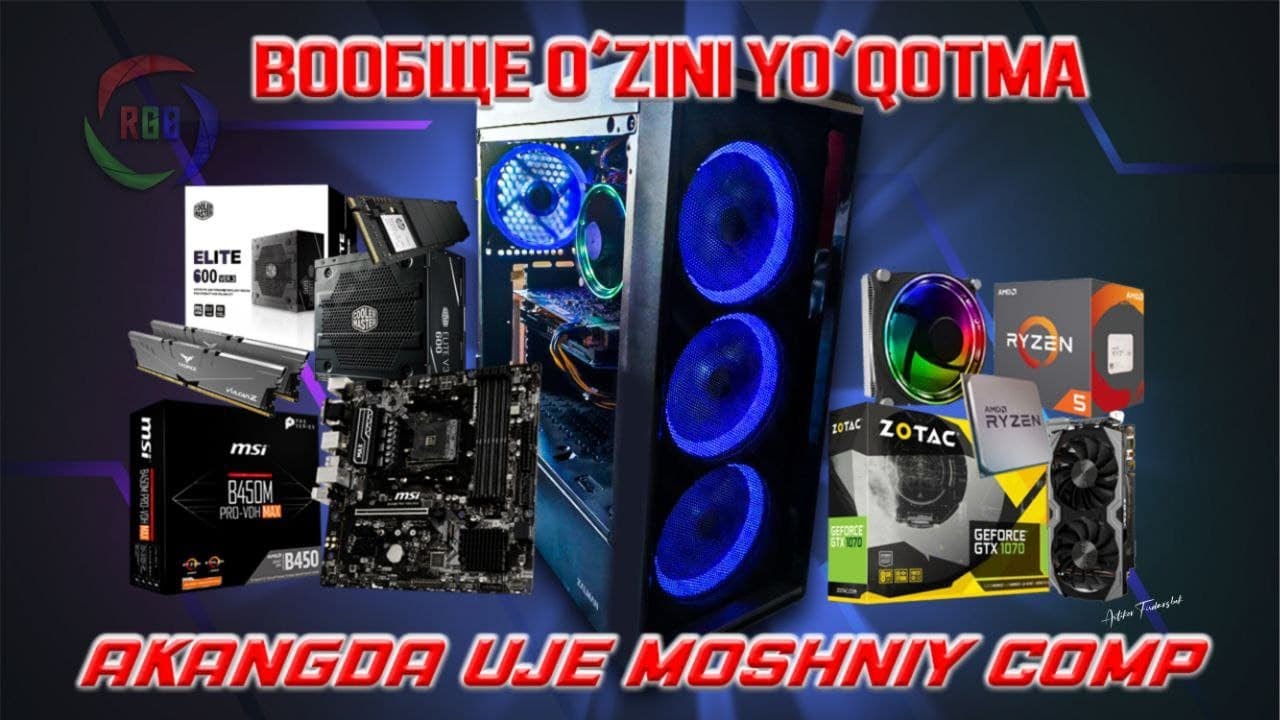 890$ Strimerlar uchun  Moshniy Kompyuter !!!  VOOBSHE O`ZINGNI YO`QOTMA , KUCHAYGAN AKANGGA ISHON😜😁